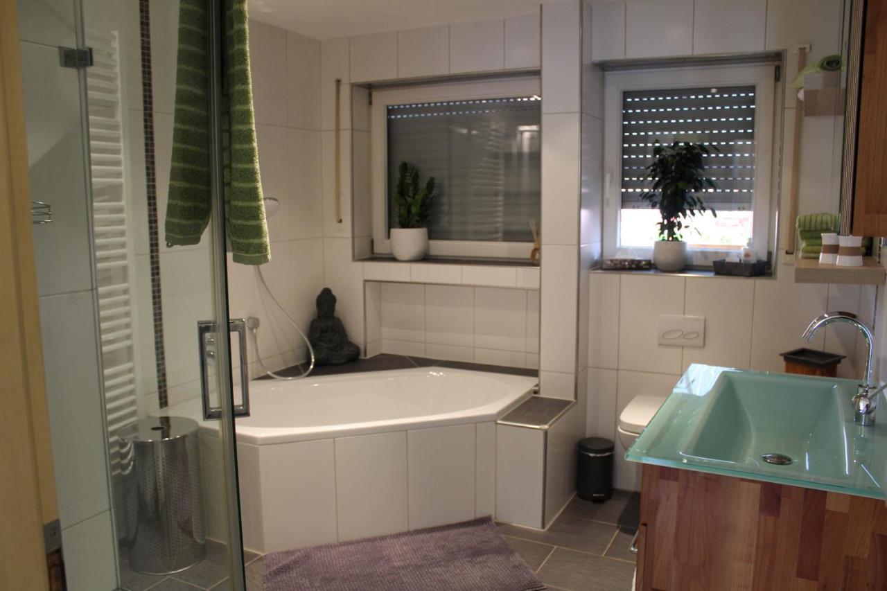 Ferienwohnung Forellenhof Oberschwarzach Ngoại thất bức ảnh